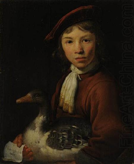 Jacob Gerritsz. Cuyp A Boy with a Goose oil painting picture